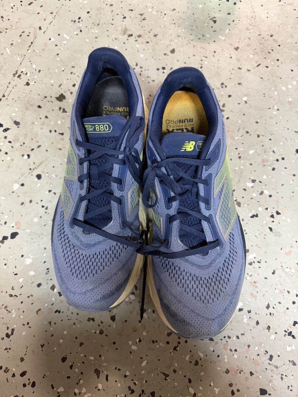 New Balance FF X 880 V14 Men’s Size 12.5 D M880G14 ‘Arctic/limelight’ Shoes